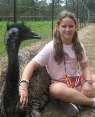 emu at summer camp